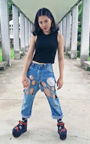 其實後面屁股蛋say ＨＩ～