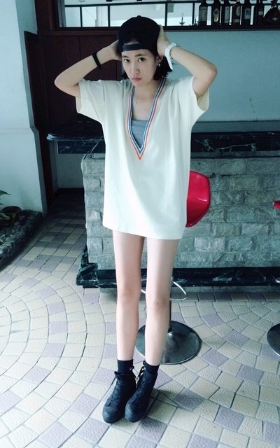 衣服太長還是褲子太短的曖昧裝