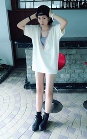 衣服太長還是褲子太短的曖昧裝
