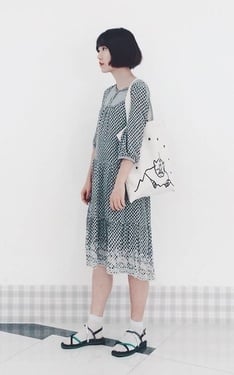 昨天沒吹頭髮