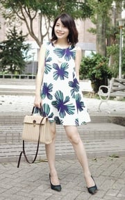花朵洋裝