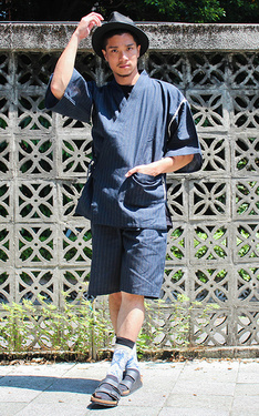甚平男子穿搭 Style 2