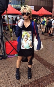 街拍感舞蹈比賽前便裝