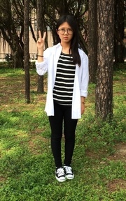 入秋黑白簡約