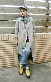 Grunge colour block