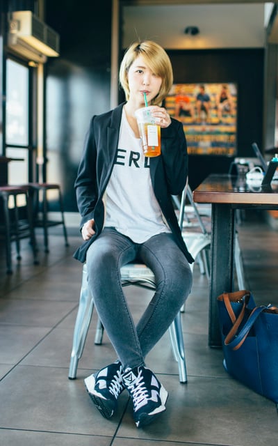 starbucks與小帥氣
