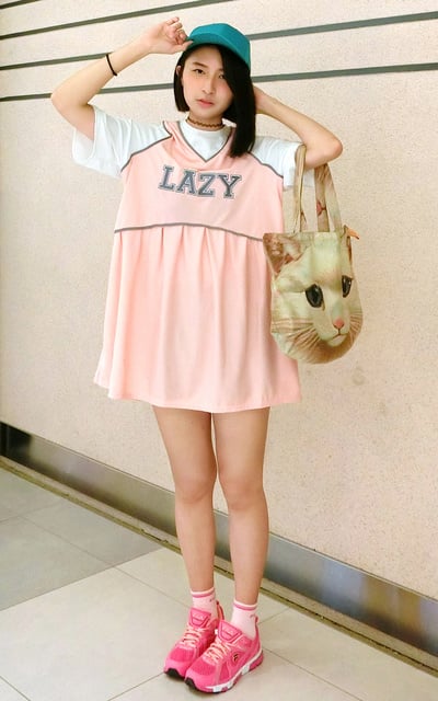 all pink