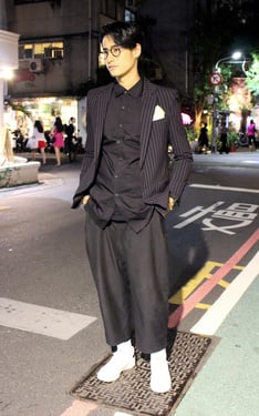黑色圓框眼鏡