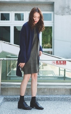 Suede and Knit