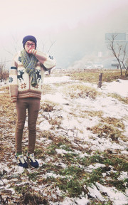 snow in Taiwan finally
