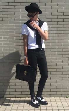 black and white meet friday