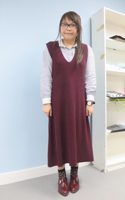 偽校服look