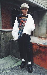 街頭個性穿搭