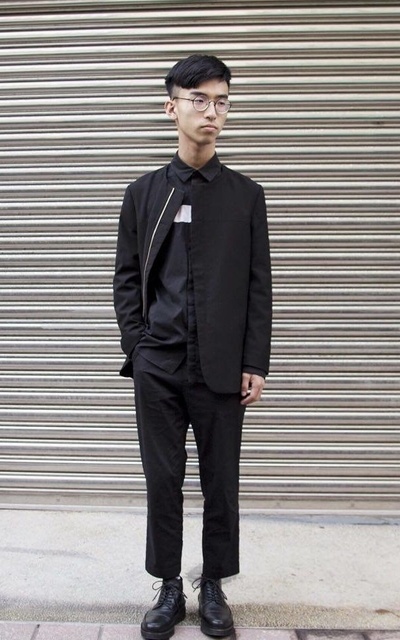 all black