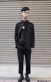 all black
