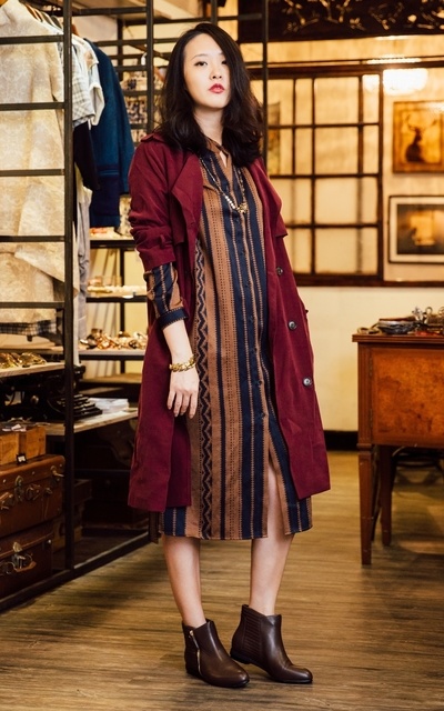 OUTFIT《 復古酒紅 》