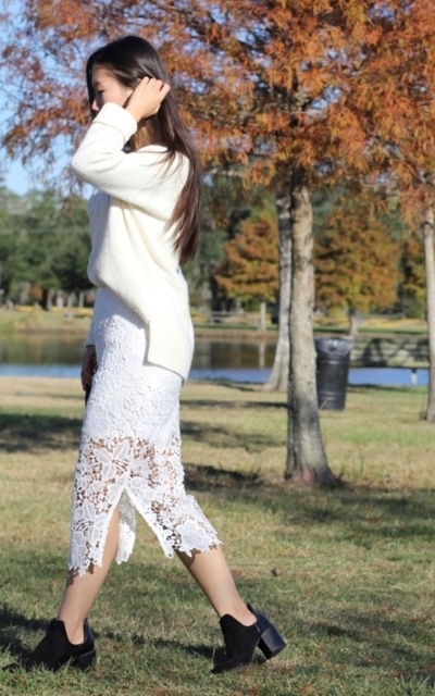 all white