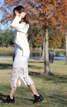 all white