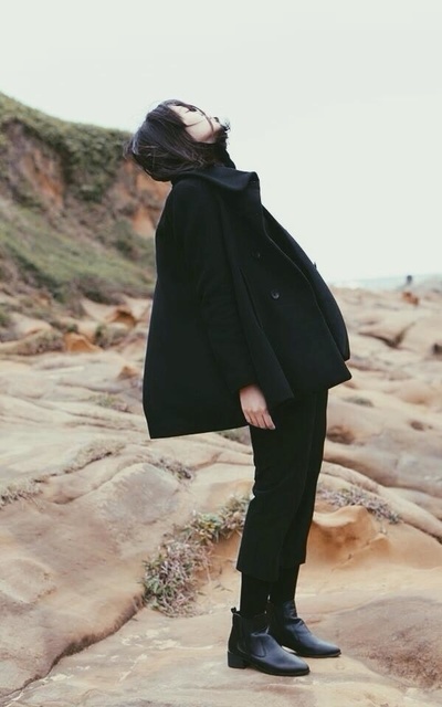 All black
