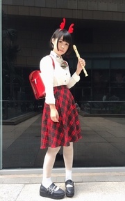 無品牌 日本小學生書包的穿搭
