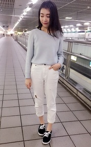 舒服的白與藍