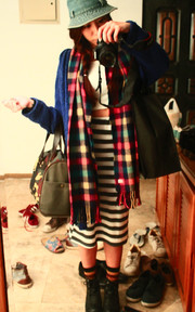 在松菸撞翻了的圍巾