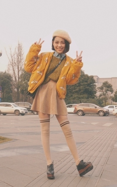 问暖色调混搭