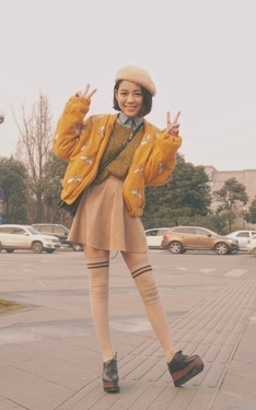 问暖色调混搭