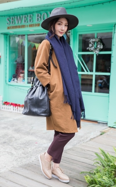 聖誕穿搭  LOOK3./ 簡約舒適。下班後簡單聚餐的聖誕夜穿搭 。