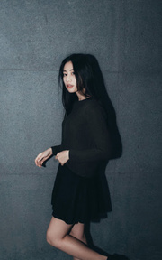 秋冬麂皮x針織風