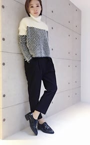 不太冷的冬天 一件保暖的毛衣就完成了