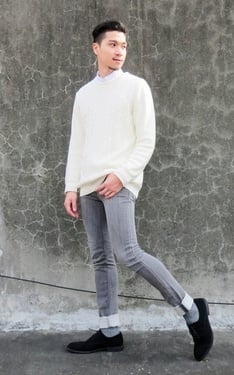 20160120 GU Denim Look Jeans Style 1