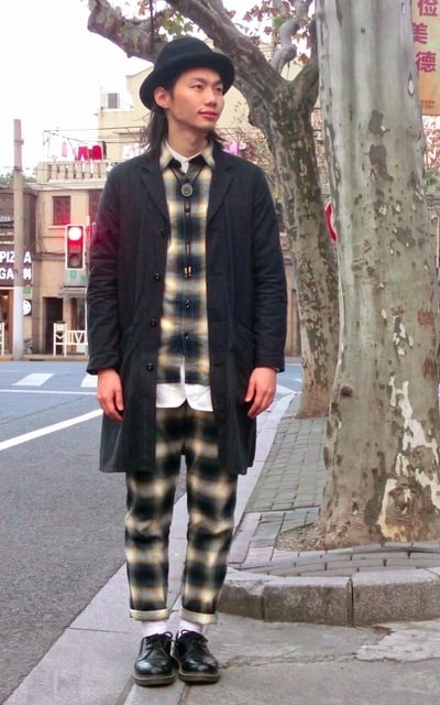 Daily wear in Shanghai.