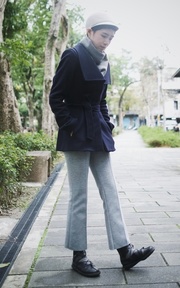 Navy and Grey
