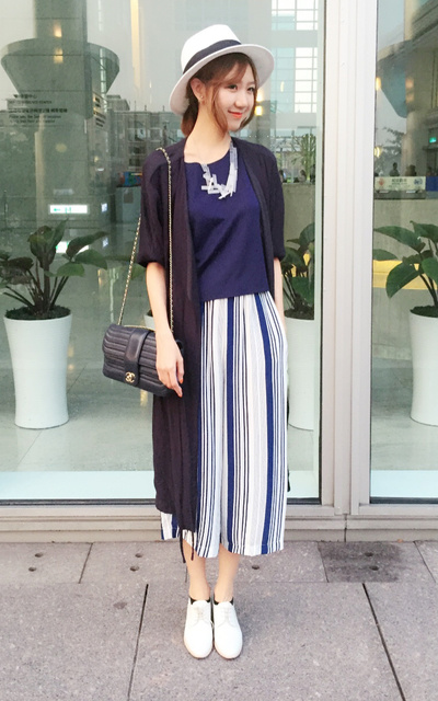 attractive navy