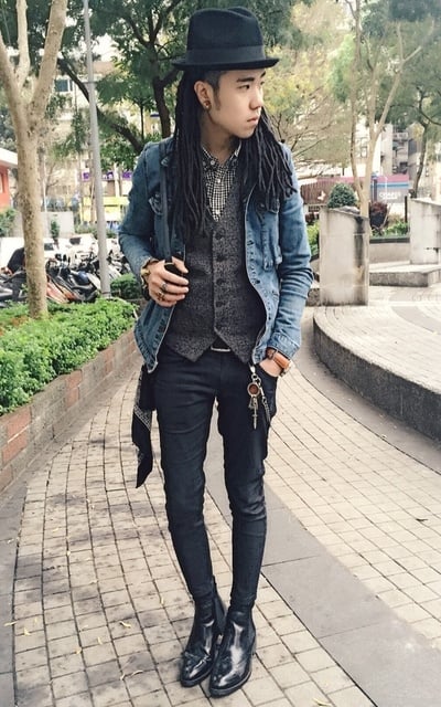 黑人元素歐美英式混搭