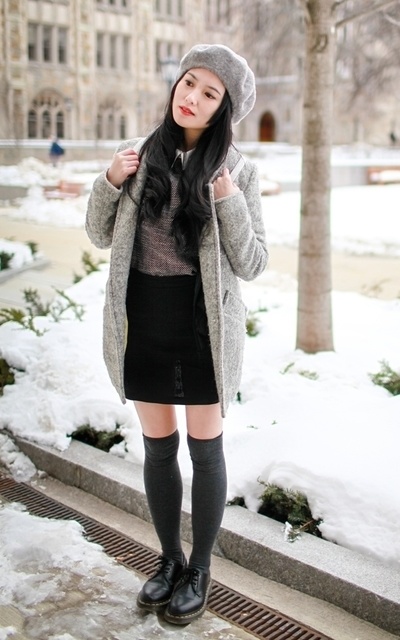 春日，殘雪