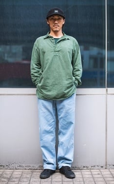 二手軍裝的滑板人