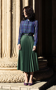 時尚穿搭：Plaids and Pleats