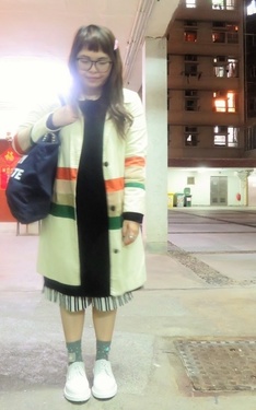 喜歡的醫生袍風格長外套