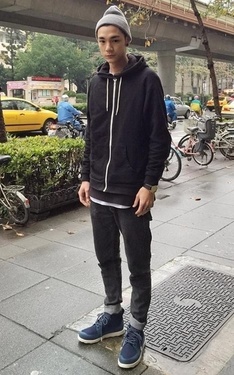SLIM FIT長褲
