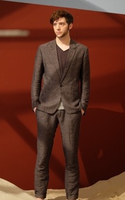 Grey Suit in the Desert