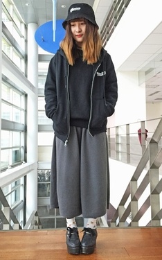寬褲休閒穿搭