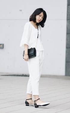 all white