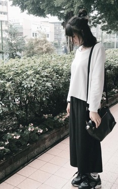黑與白。