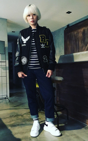 男孩般的棒球外套