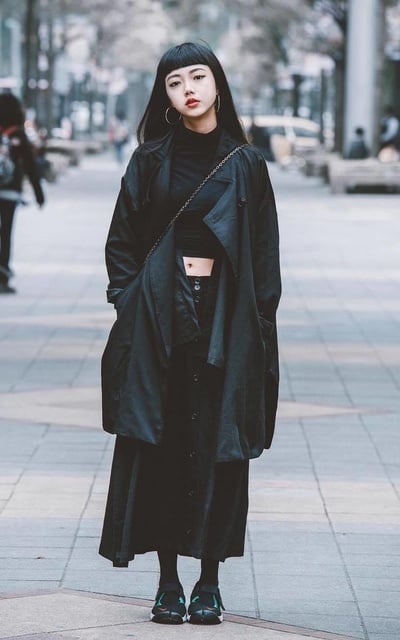 all black