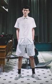 夏天連身短袖工作服輕鬆模式