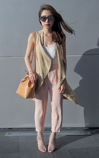 camel + blush