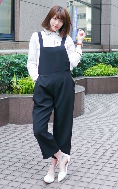 吊帶褲是一種懶人穿搭